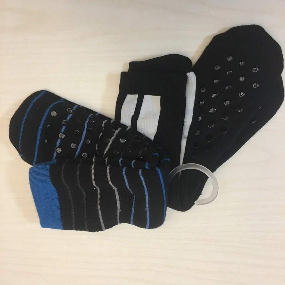 NWOT Skeleton Slipper Socks